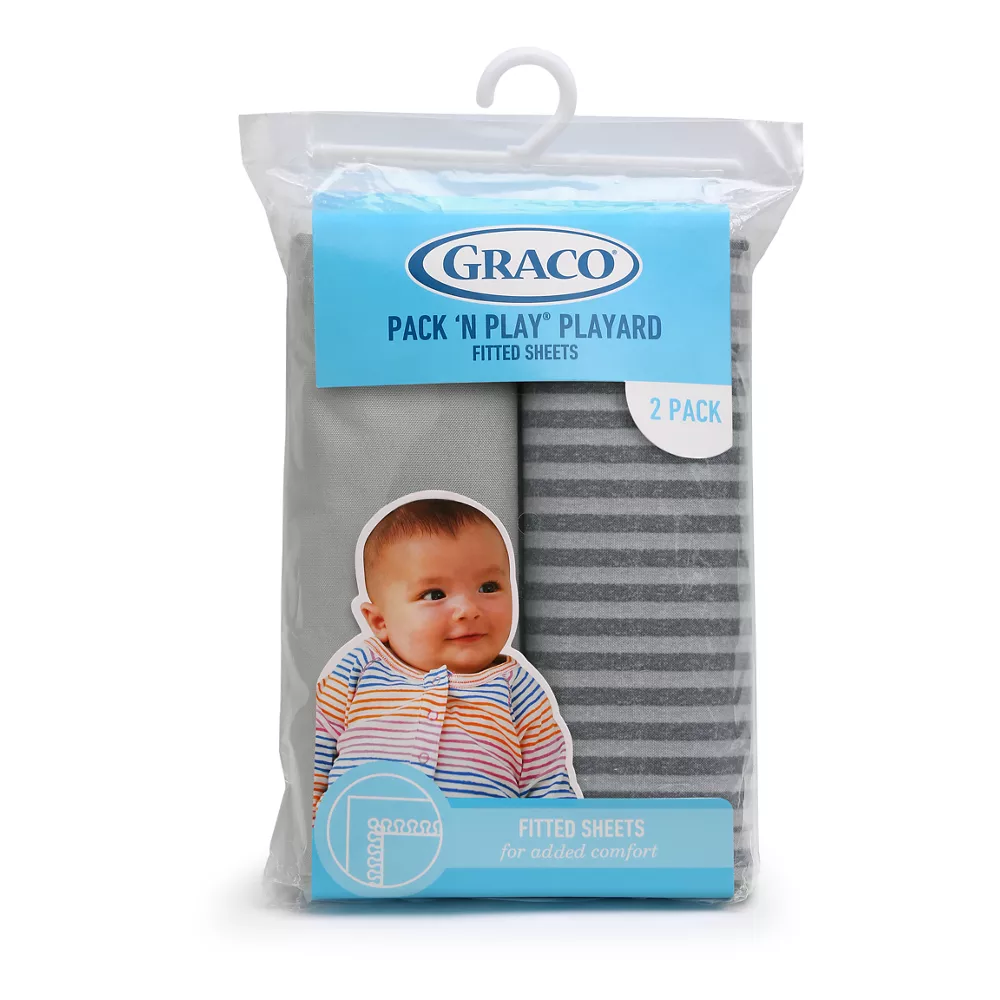 Pack ??n Play? Playard Fitted Sheets, 2 Pack - Image 2