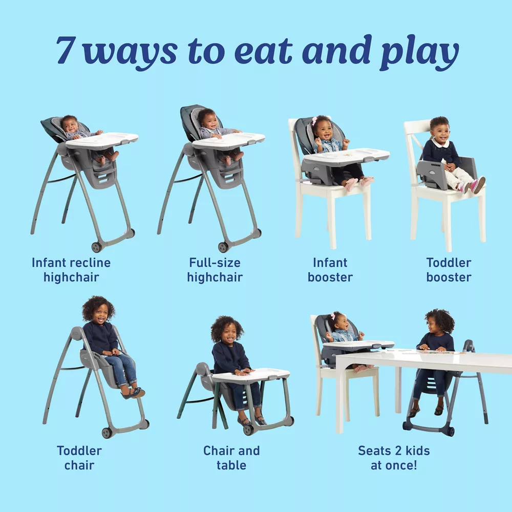 Table2Table? Premier Fold 7-in-1 High Chair - Image 2
