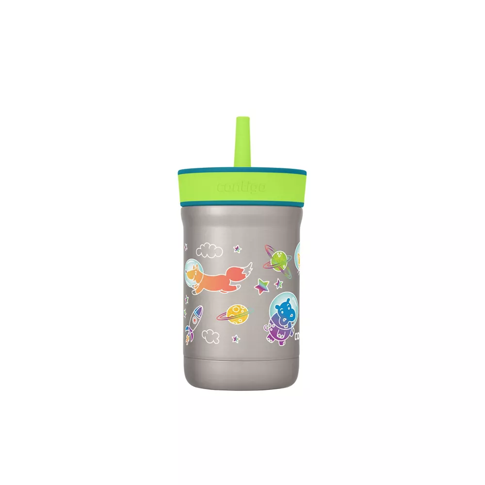 Contigo? Kids Leighton Spill-Proof Stainless Steel Tumbler with Straw, 12oz. - Image 2