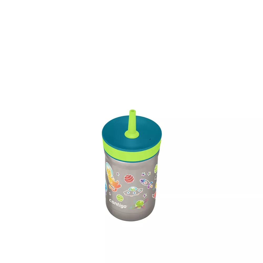 Contigo? Kids Leighton Spill-Proof Stainless Steel Tumbler with Straw, 12oz. - Image 3