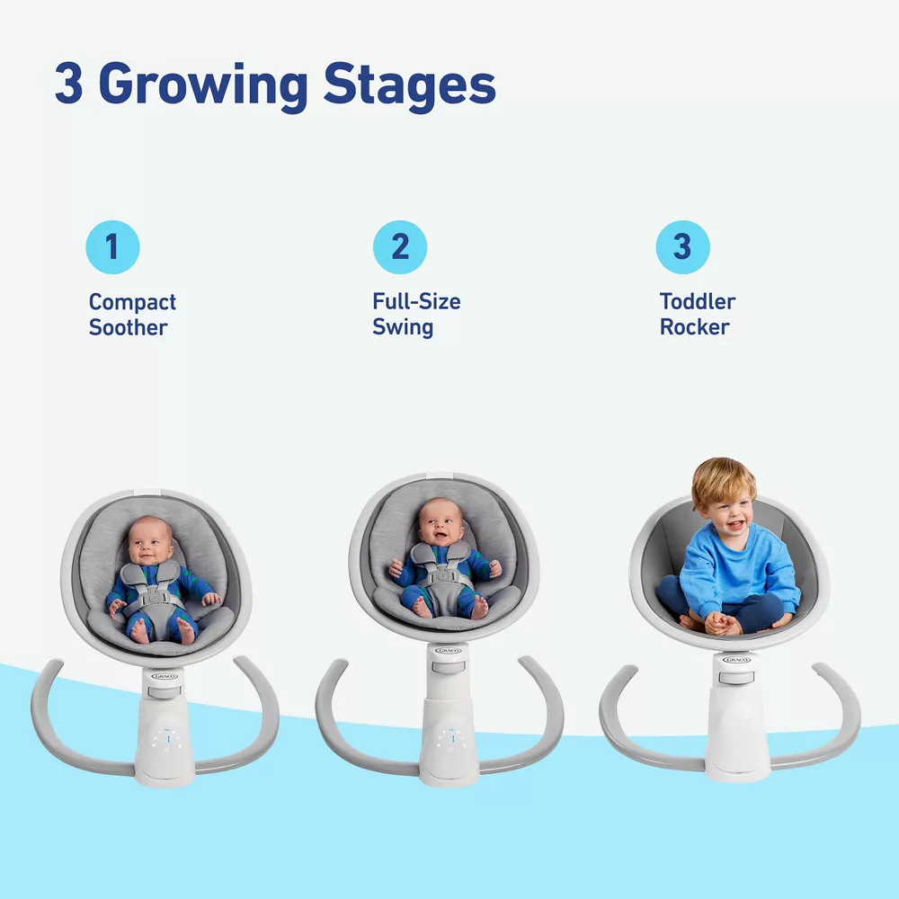 Graco Soothe 'n Sway? Bluetooth 3-in-1 Swing - Image 2