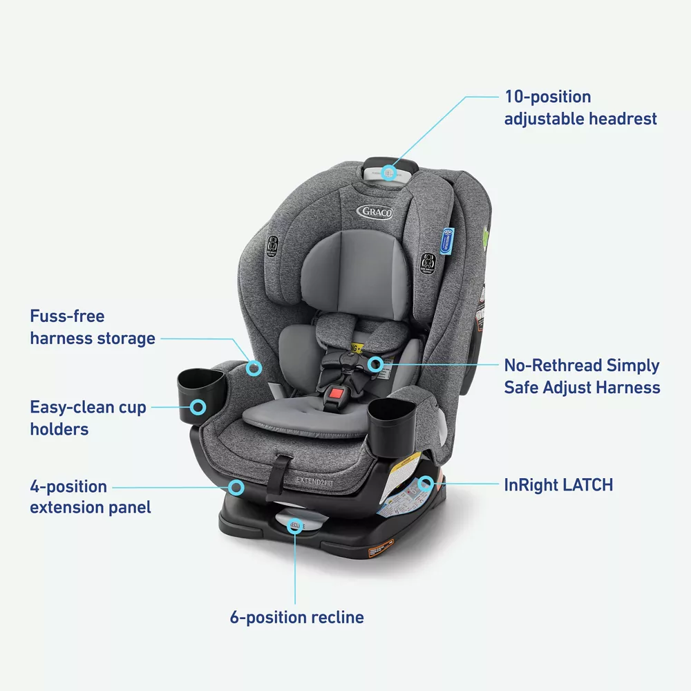 Extend2Fit? 3-in-1 Car Seat - Image 8
