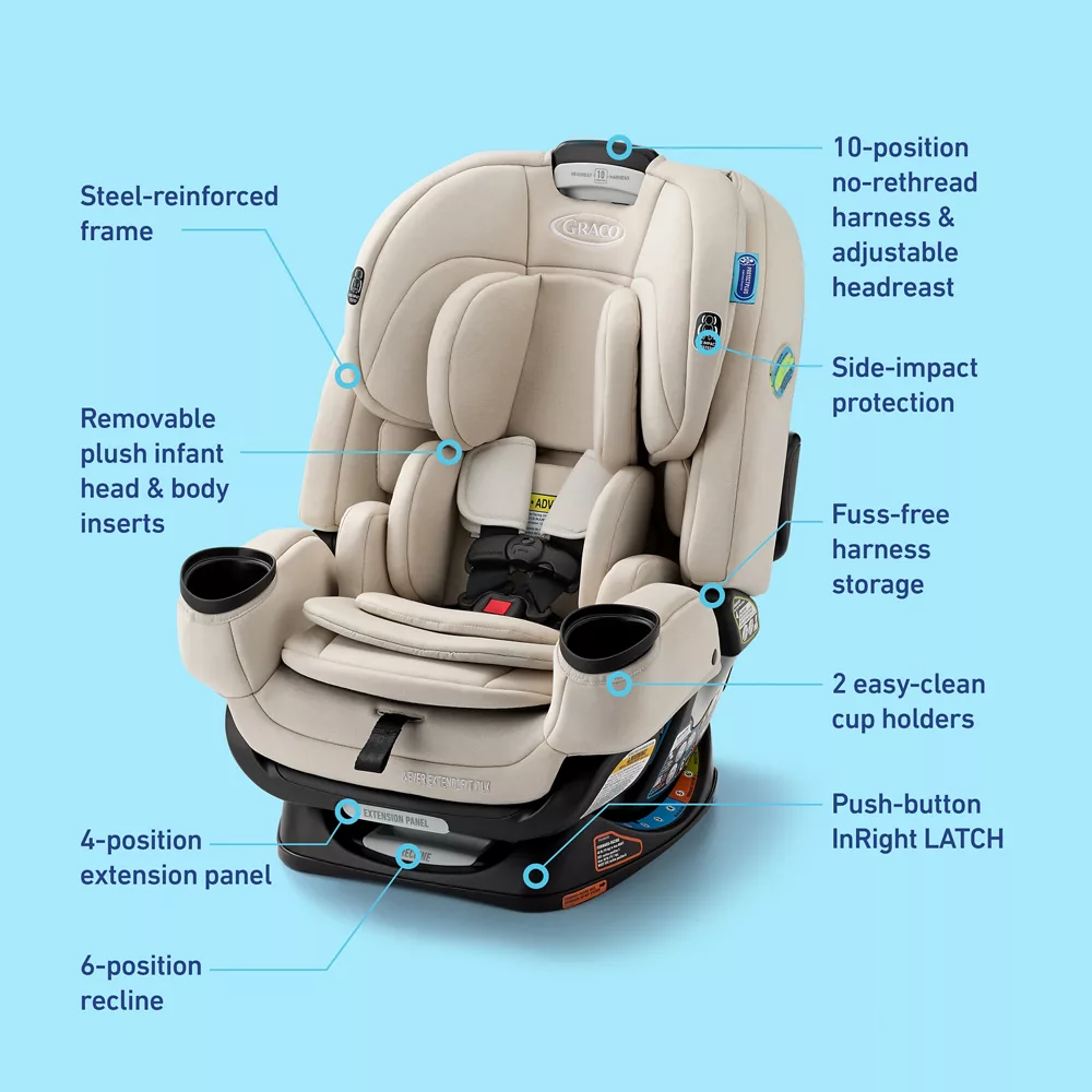 4Ever? Extend2Fit? 4-in-1 Car Seat - Image 7