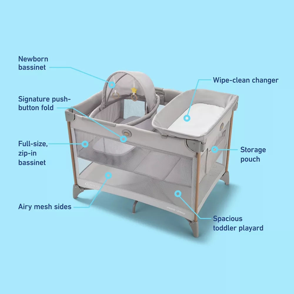 Pack 'n Play? Care Suite? Bassinet Lux Playard - Image 8